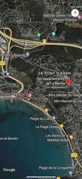 Les Appartements De La Marina Sanary-sur-Mer Eksteriør billede